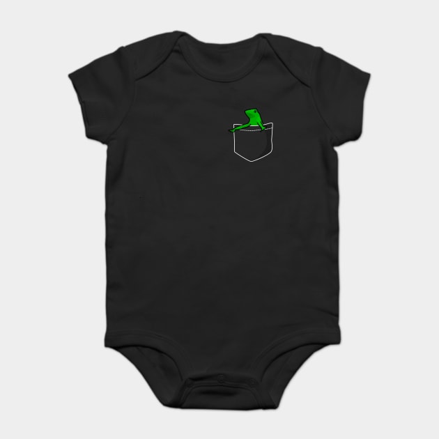 Pocket Dat Boi Baby Bodysuit by dumbshirts